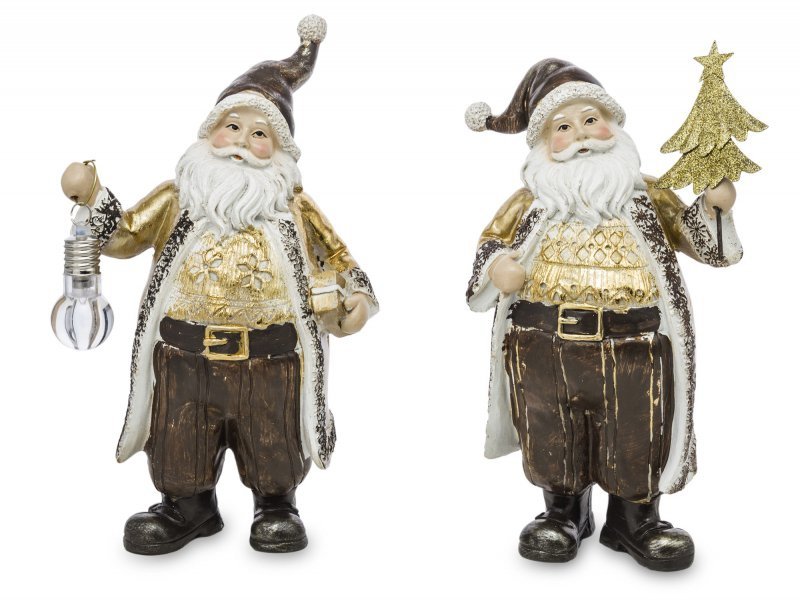 Figurka Mikolaj Dekoracje Srebrne Zlote Dekoracje Do Domu