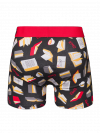 Book Lover - Mens Fitted Trunks