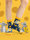 Mouse & Cheese - Junior Socks - Good Mood