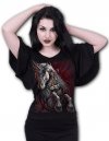 Infernal Unicorn - Ladies Bat Top Spiral