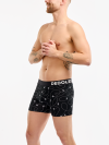 Plane Route - Mens Fitted Trunks - Good Mood