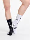 Black & White Hearts - Socks Good Mood