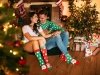 Santa & Rudolph - Winter Socks - Good Mood
