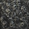 All Over Skulls - Liquid Blue