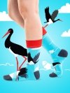 Black Stork  - Bamboo Socks Good Mood