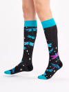 Dragonflies at Night - Knee High Socks