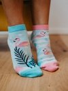 Love Flamingos - Low Socks Good Mood