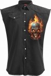Night Rider - Sleeveless Denim Spiral