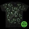 Skull Pile Green - Glow - Liquid Blue
