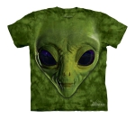 Green Alien Face - The Mountain Junior