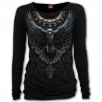 Raven Skull - Baggy Top Spiral