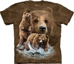 Find 10 Brown Bears - T-shirt The Mountain