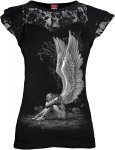 Enslaved Angel - Lace Sleeve Top - Spiral