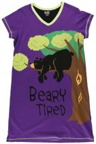 Beary Tired Nightshirt - Noční košilka - LazyOne 