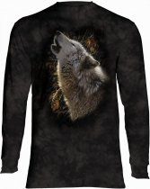 Wolf Couple Sunset - Long Sleeve The Mountain