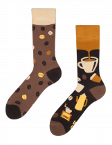 Kávová zrnka - Bambusové Ponožky Good Mood