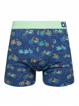 Orange Bicycle - Mens Fitted Trunks - Good Mood