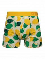Lime and Lemon - Mens Fitted Trunks