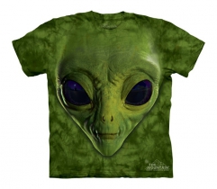 Green Alien Face - The Mountain - Koszulka  Junior