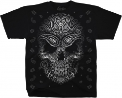 Bandana Skull - Liquid Blue