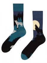 Vlk v splne - Ponožky Good Mood