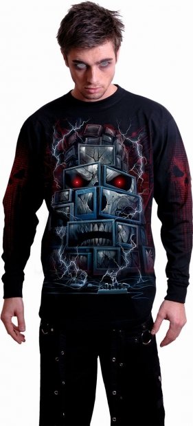 Death By TV - Longsleeve Spiral Direct