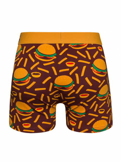 Burger a hranolky - Pánské Boxerky - Good Mood