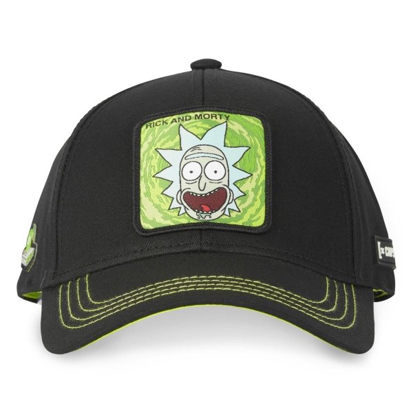 Rick and Morty Baseball Black - Kšiltovka Capslab