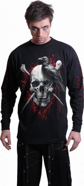 Death Raven - Longsleeve Spiral
