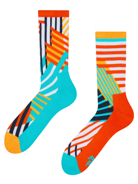 Dynamické Pruhy - Ponožky sportovní - Good Mood