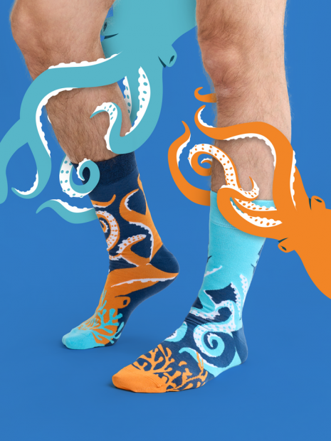Chobotnice - Ponožky Good Mood