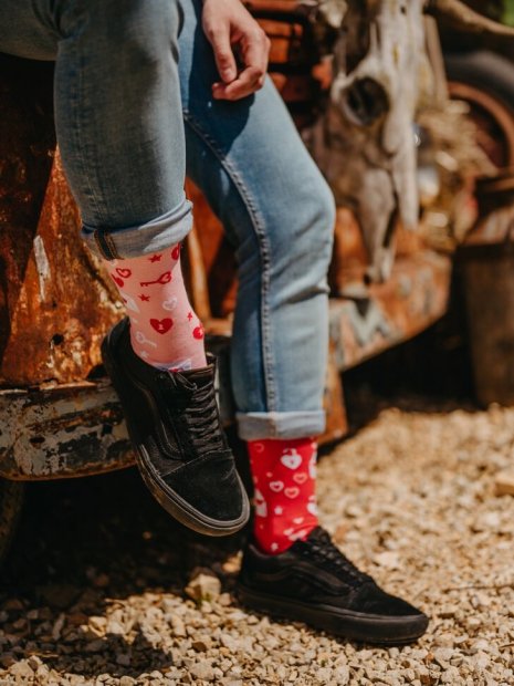 Rainbow Hearts - Socks Good Mood