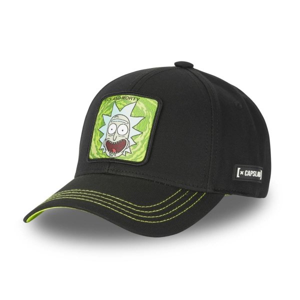 Rick and Morty Baseball Black - Capslab