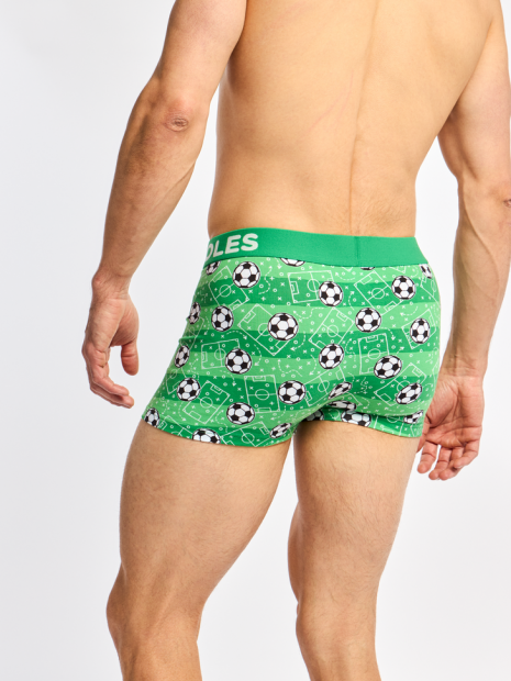 Football Pitch - Mens Fitted Trunks - Dedoles