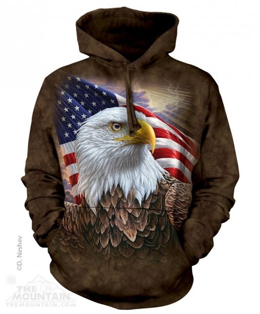 Independence Eagle - Hoodie The Mountain