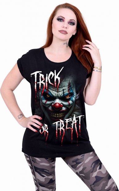 Trick or Treat  - Ladies Loosefit Spiral