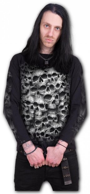 Twisted Skulls - Longsleeve Spiral
