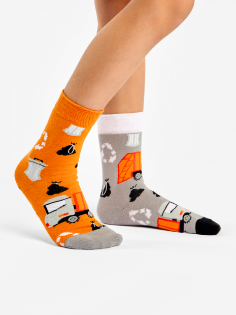 Garbage Truck Junior Socks - Good Mood