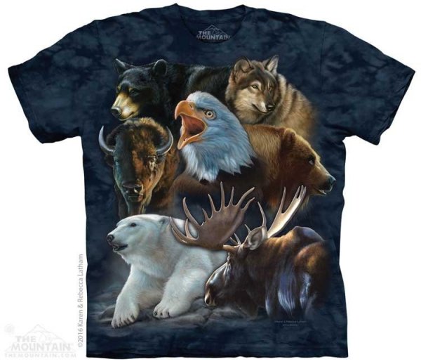 Wild Alaskan Collage - The Mountain