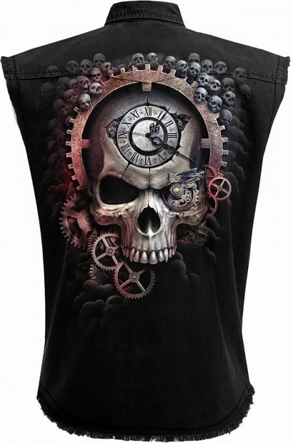 Reaper Time - Sleeveless Denim Spiral