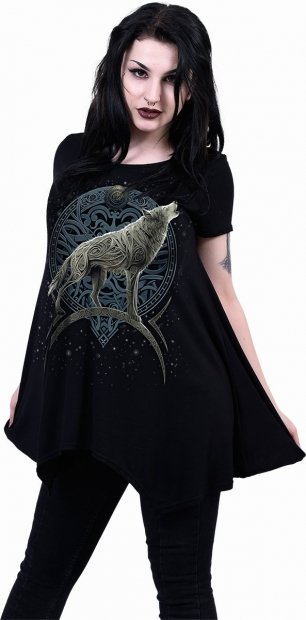 Celtic Wolf - Smock Tunic Spiral