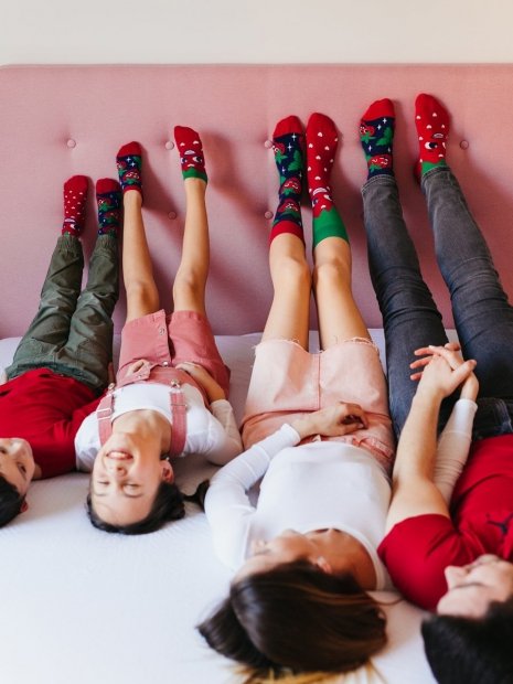 Happy Strawberries - Junior Socks - Good Mood