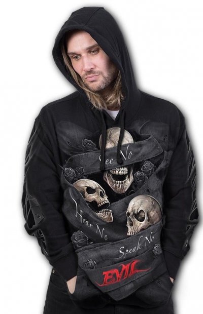 See No Evil - Hoodie Spiral