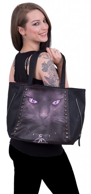 Black Cat - Tote Bag Spiral
