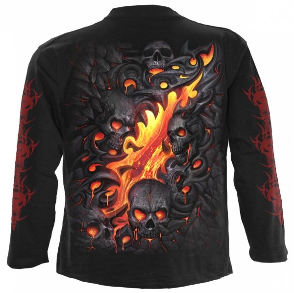 Skull Lava - Longsleeve Spiral