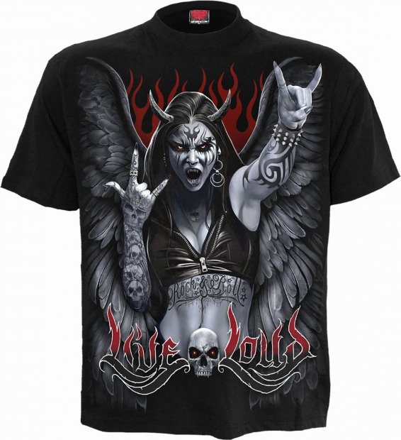 Rock Loud  T-shirt - Spiral