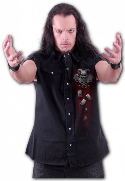 Death Tarot - Sleeveless Denim Spiral