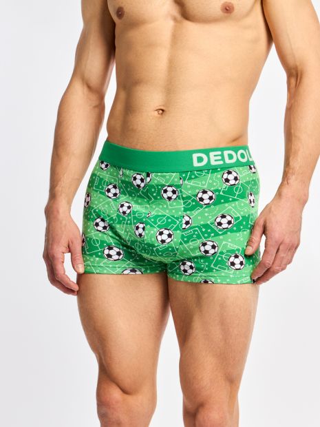 Football Pitch - Mens Fitted Trunks - Dedoles