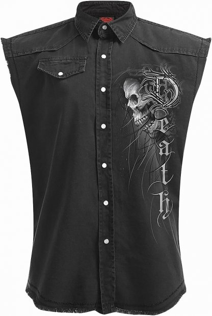 Death Forever - Sleeveless Denim Spiral