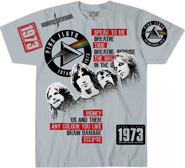 Pink Floyd Dark Side 1973 - Liquid Blue
